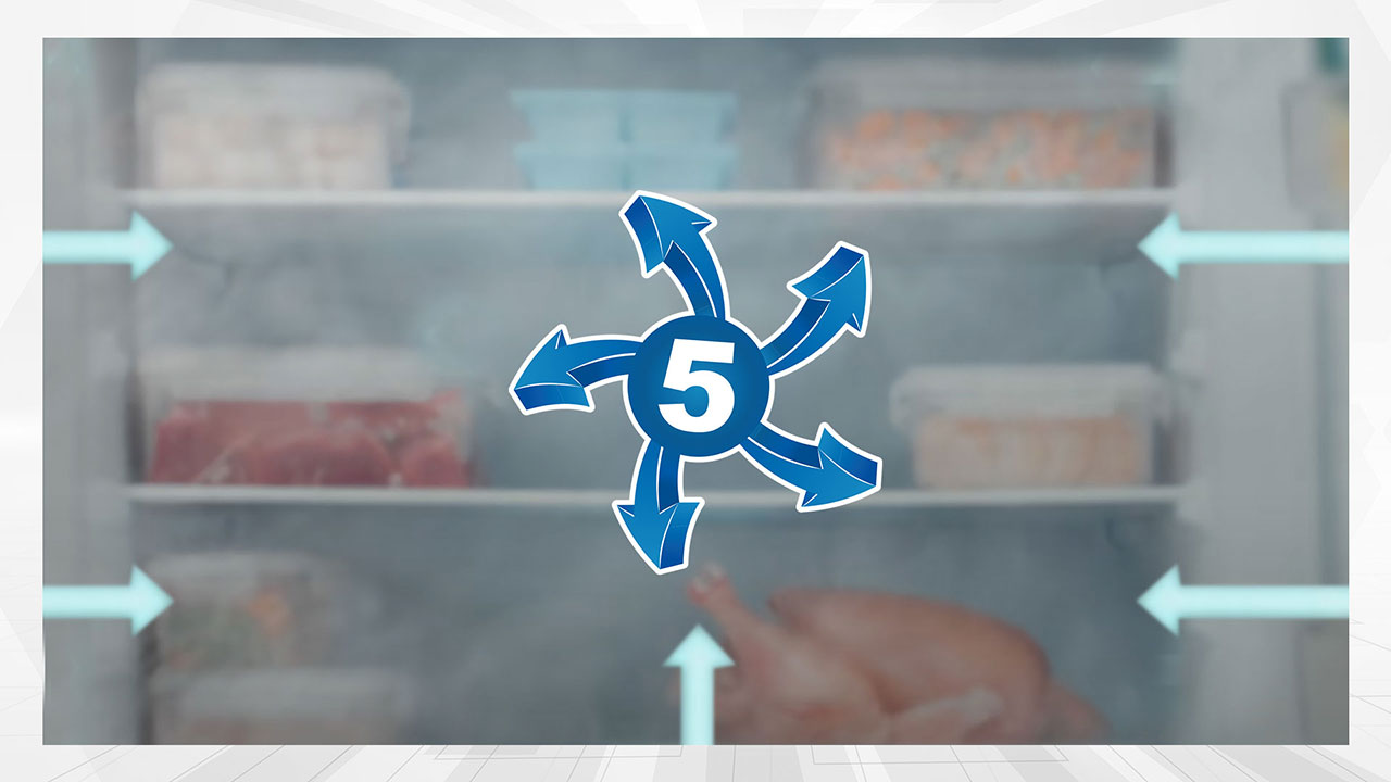 Inverter Champagne Twin Door Freezer Dawlance 91997 Signature