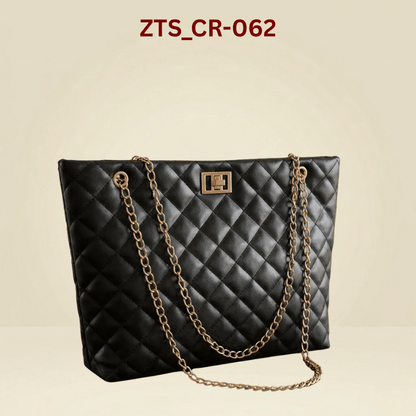 Elegant Quilted Chain Shoulder Bag  Premium Style ZTS-CR-062