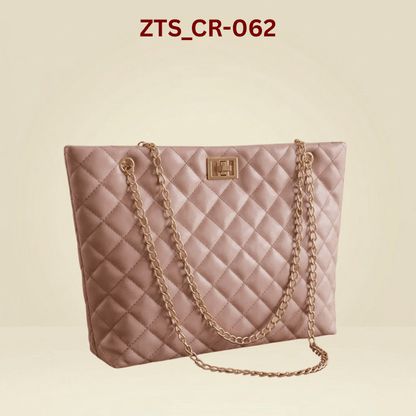 Elegant Quilted Chain Shoulder Bag  Premium Style ZTS-CR-062