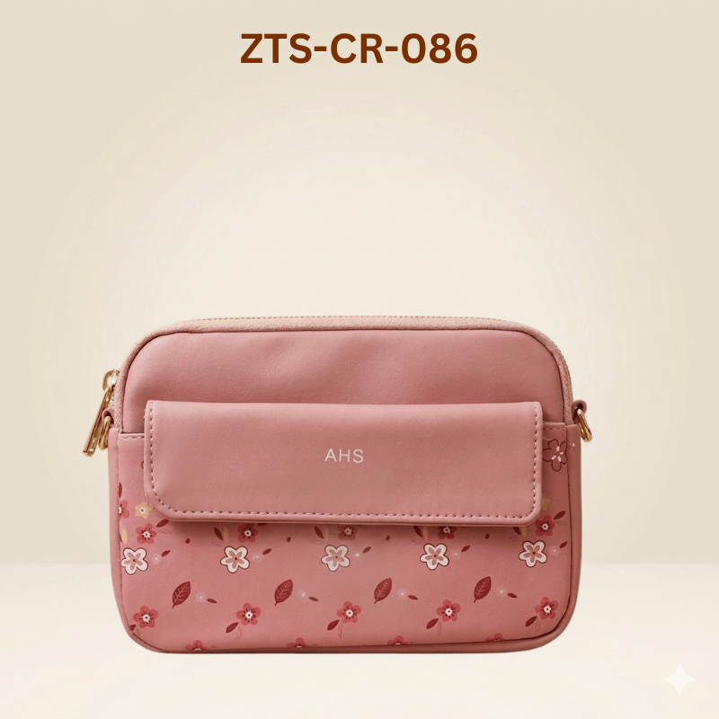 Crossbody Bag with Floral Pattern  and handbag for women ZTS-CR-086