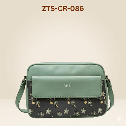 Crossbody Bag with Floral Pattern  and handbag for women ZTS-CR-086