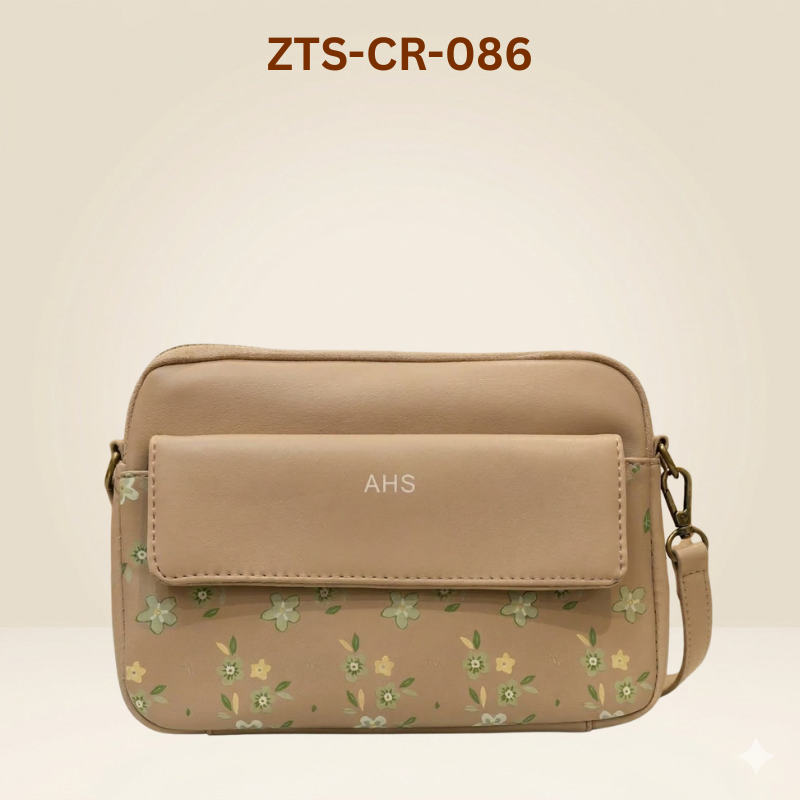 Crossbody Bag with Floral Pattern  and handbag for women ZTS-CR-086