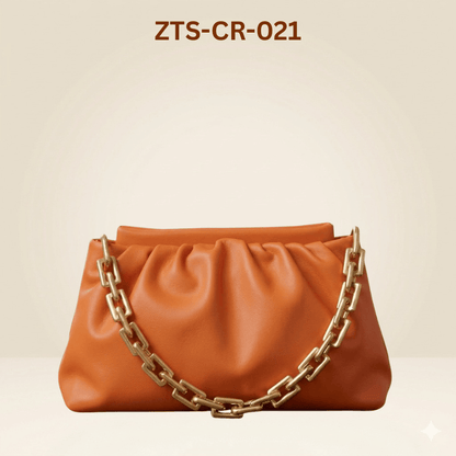 Crossbody Bag with gold chain perimium design  ZTS-CR-021