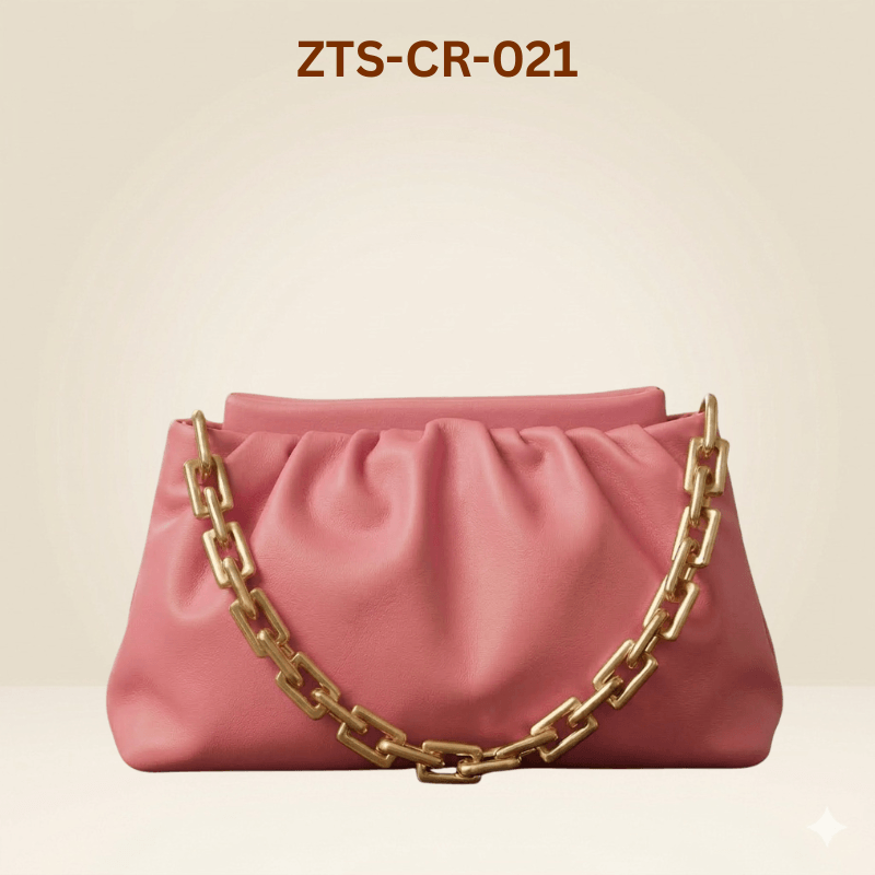 Crossbody Bag with gold chain perimium design  ZTS-CR-021