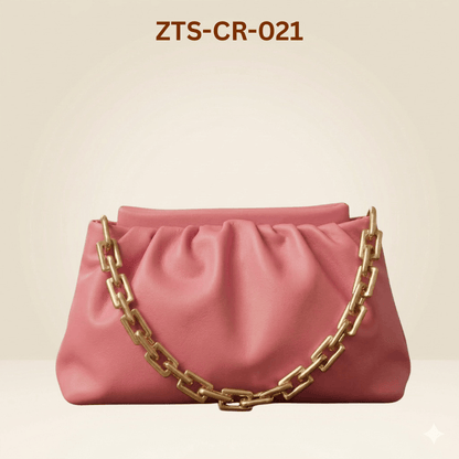 Crossbody Bag with gold chain perimium design  ZTS-CR-021