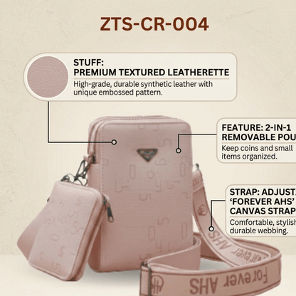 Crossbody bag for ladies elegent design ladies bag  ZTS-CR-004
