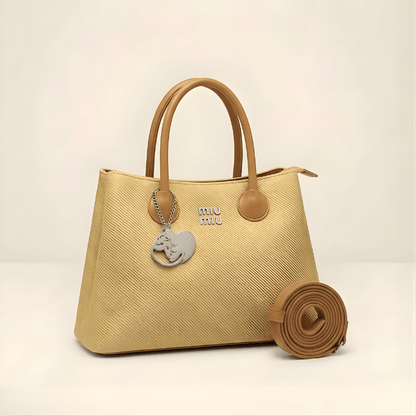 Handbag Bag for Ladies Stylish Daily Wear Tote with Designer Charm ZTS-CR-153