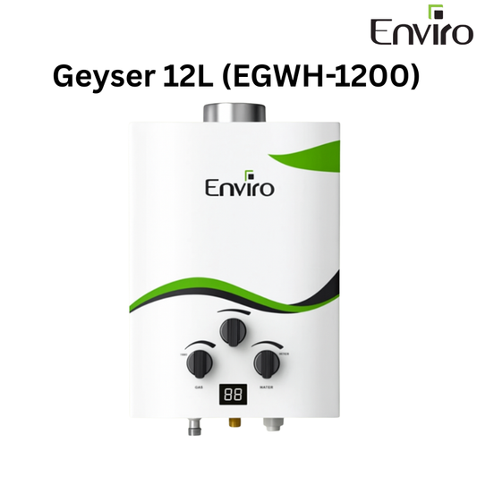 Enviro 12 Liters LPG Gas Water Heater Geyser 12L EGWH-1200