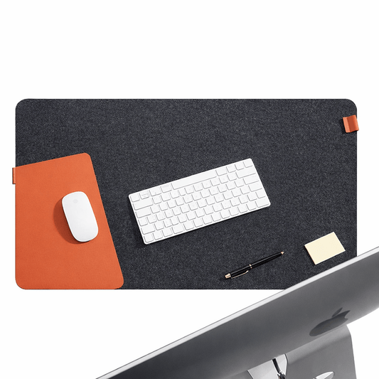 PU Leather Desk Mat – Non-Slip Waterproof Office Desk Protector