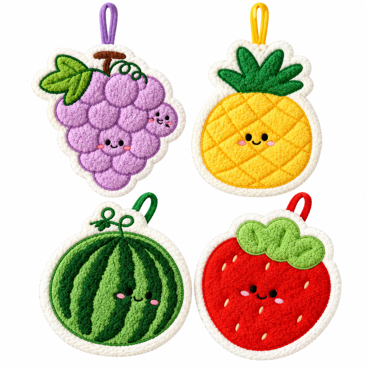 Assorted Fruit Shaped Kitchen Towel | Decorative Kitchen Towel