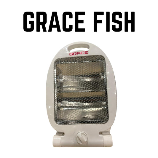 Grace Fish Electric Heater 300/600W – Portable Room Heater with 2 Heat Settings