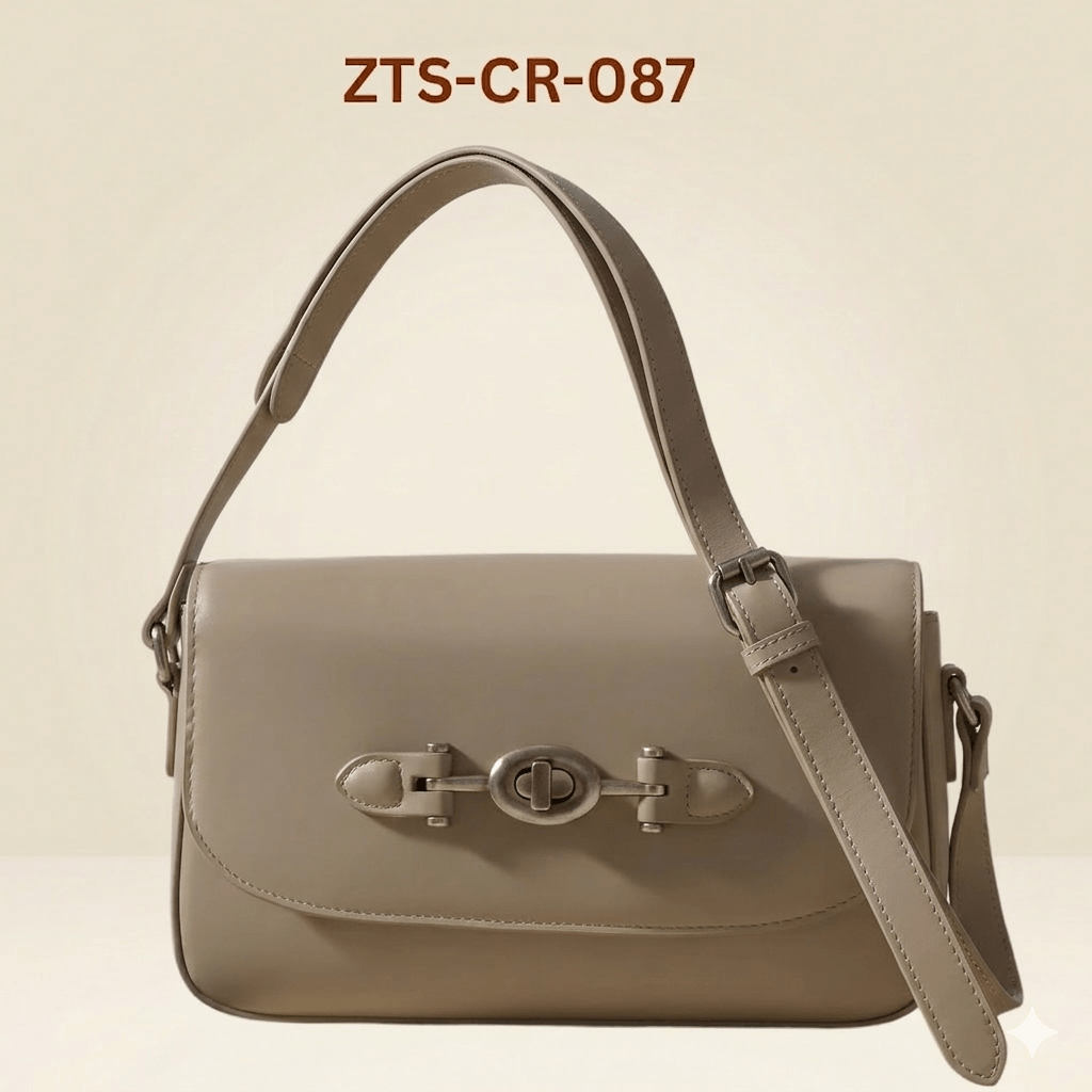 Classic Saddle Bag with Buckle Closure ZTS-CR-087