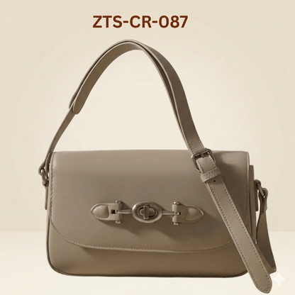 Classic Saddle Bag with Buckle Closure ZTS-CR-087
