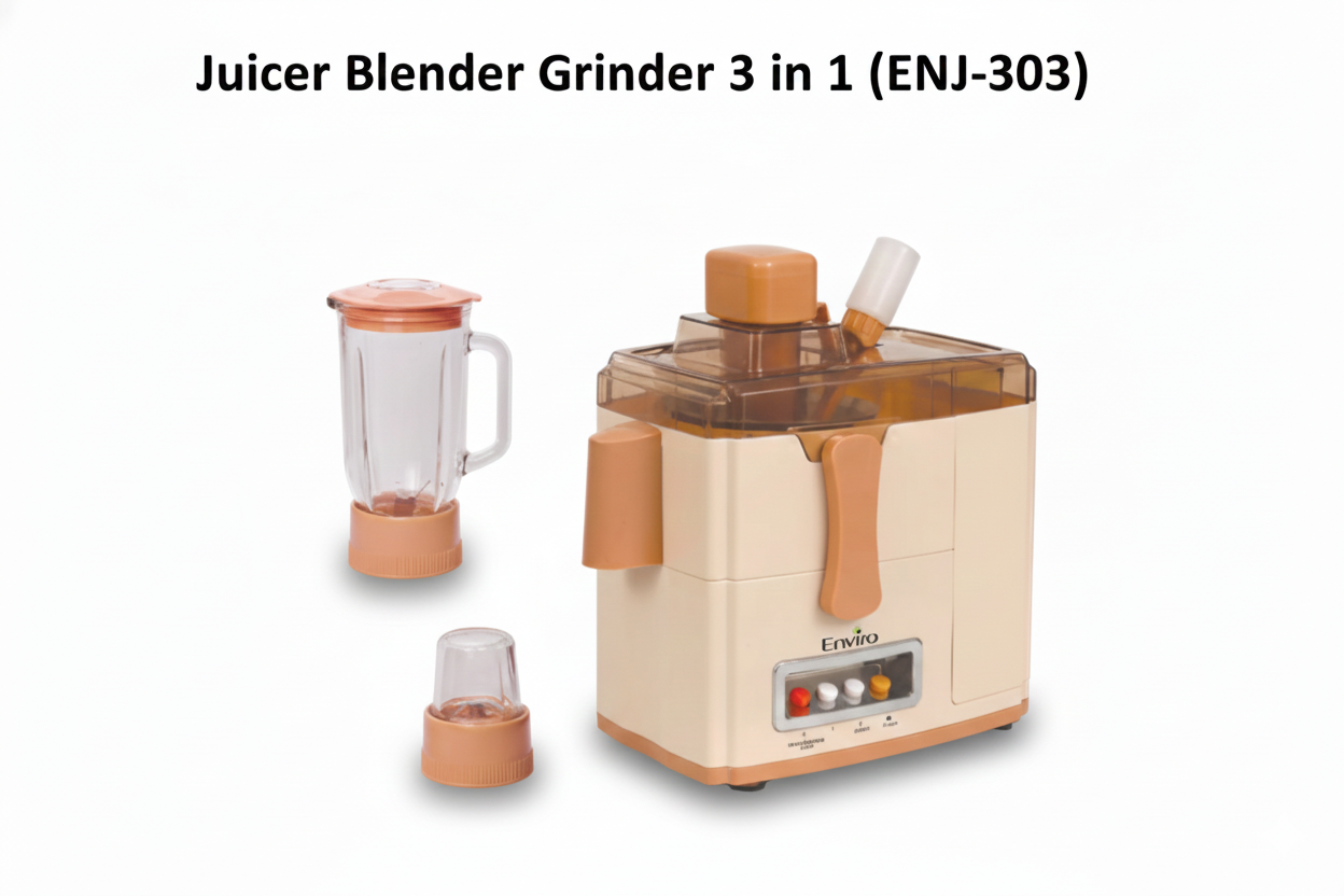 Juicer Blender Grinder 3 in 1 (ENJ-303)
