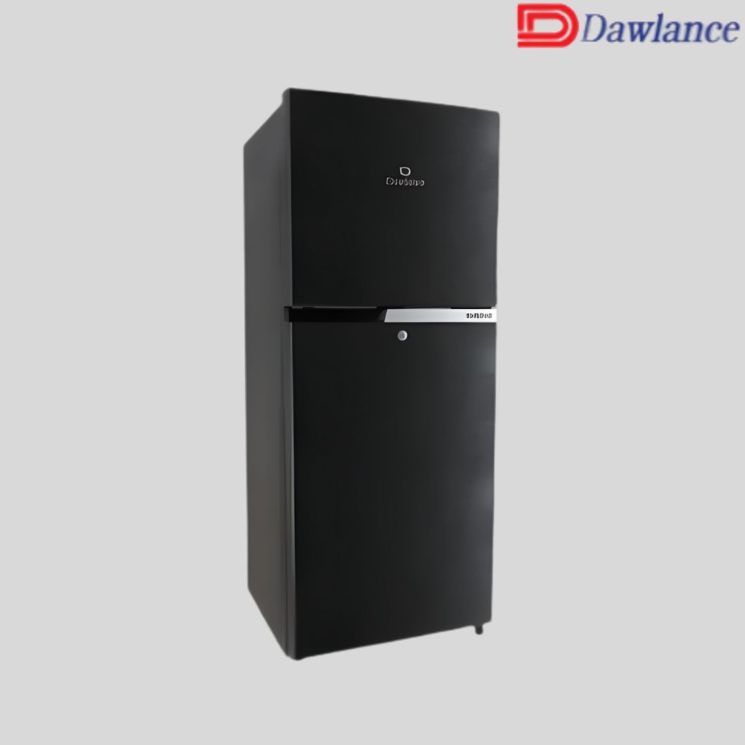 Double Door Refrigerator Dawlance  CHROME HAIRLINE BLACK  REF 9173