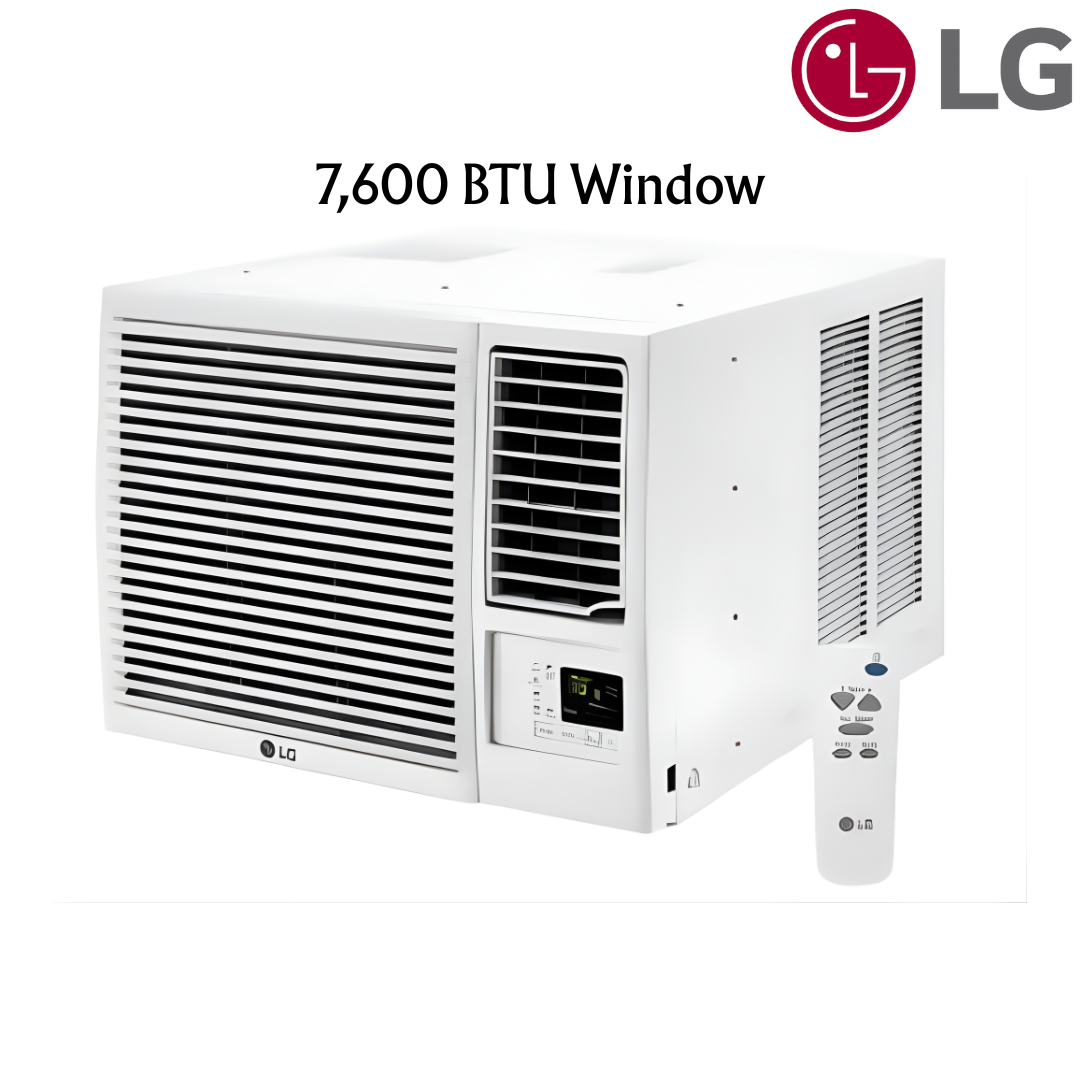 Air Conditioner, Cooling & Heating 7,600 BTU Window