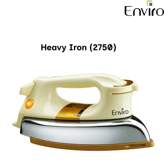 Heavy Iron (Model Enviro 2750) | Strong Soleplate | Perfect for Crisp Ironing
