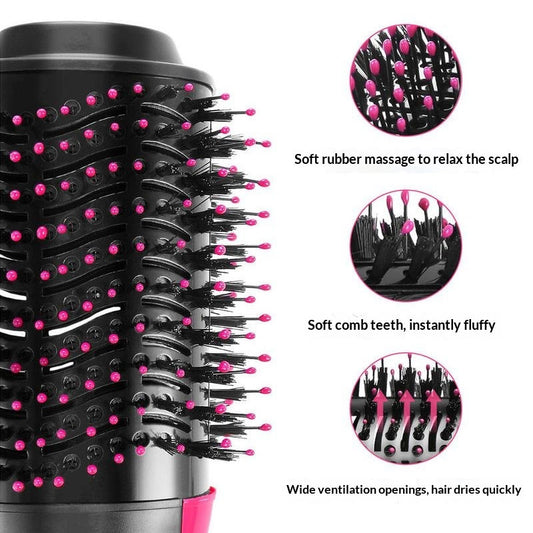 Electric Hair Dryer Brush Straightener & Volumizer