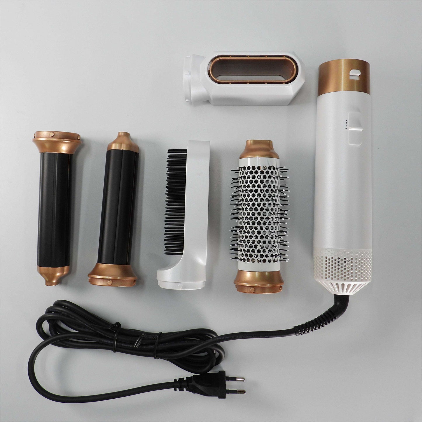 5-in-1 Hair Styler 1000W Electric Straightener & Curler Hot Air Brush (110/220V)