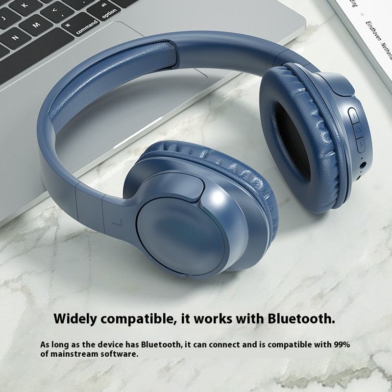 Over-Ear Bluetooth 5.3 Headphones - 40mm Driver