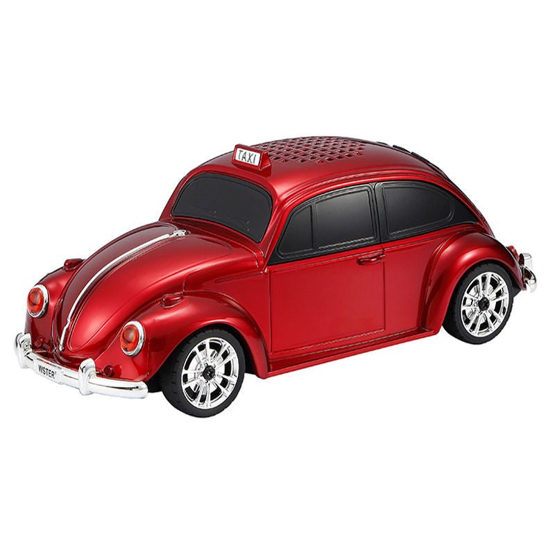 WS-1939 Car Model Speaker - Portable Taxi Sound Box with LED Lights