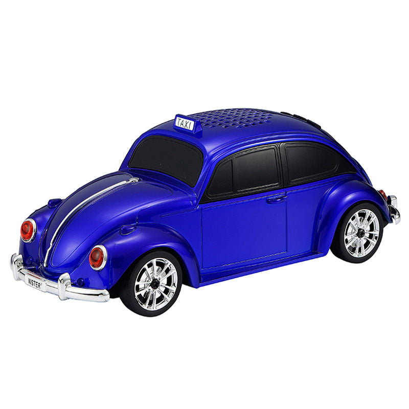 WS-1939 Car Model Speaker - Portable Taxi Sound Box with LED Lights