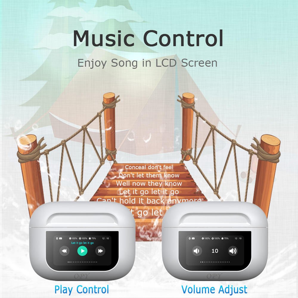Wireless Earbuds A9 with Digital Display