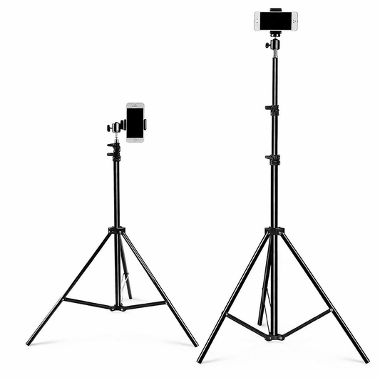 Adjustable Tripod Phone Stand with Mount – Heavy Duty Camera & Smartphone Holder for Photography & Video Recording