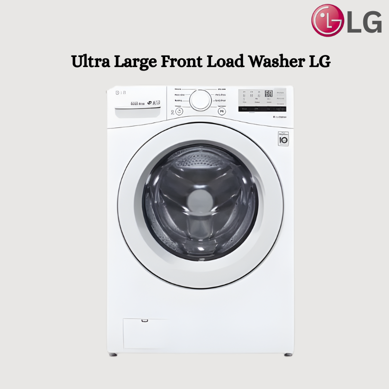 Ultra Large Front Load Washer LG 4.5 cu. ft.