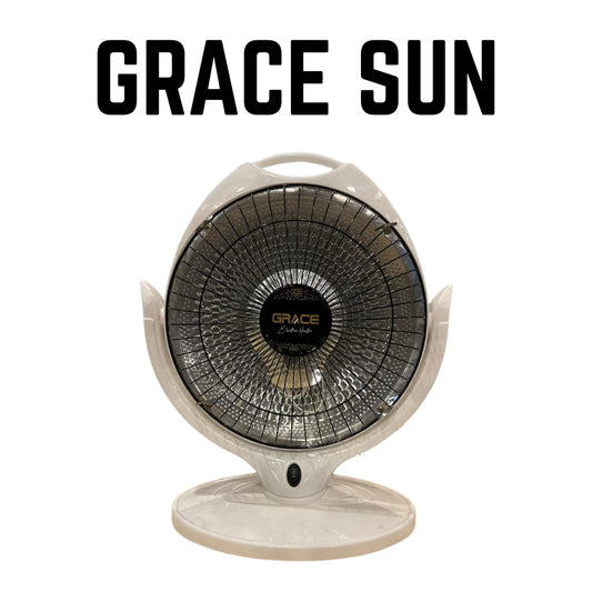 Grace Sun Electric Heater – Dual Heat Settings, Energy Efficient Carbon Heating