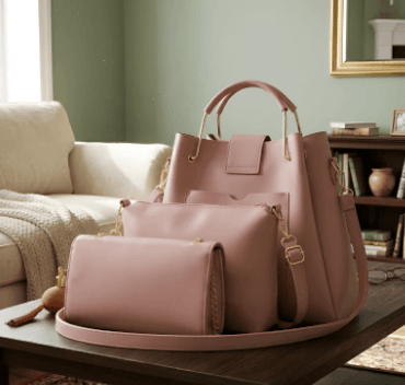 Tote, Crossbody & Clutch Premium 3-Piece Women's ZTS-CR-019