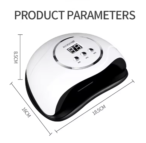 Portable UV LED Nail Lamp – Fast Gel Nail Dryer with LCD Display