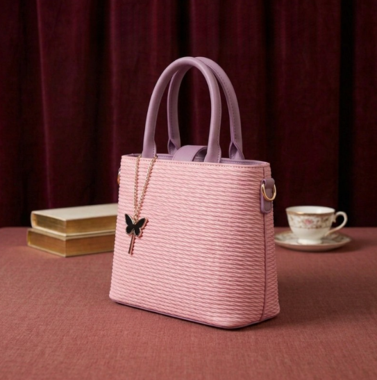 Handbag for Women – Elegant Lilac & Pink Tote ZTS-CR-171