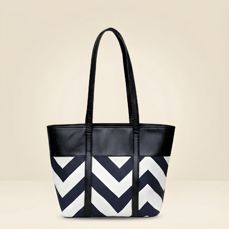 Premium Zig-Zag Pattern Tote Bag Stylish Women’s ZTS-CR-061