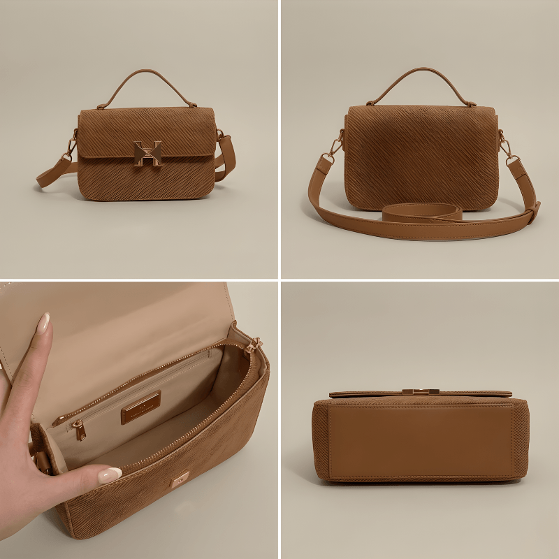 Stylish Textured Luxury Ladies HandBag ZTS-CR-124