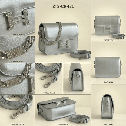 Crossbody bag with double strape Women Trendy Handbag FashionZTS-CR-121