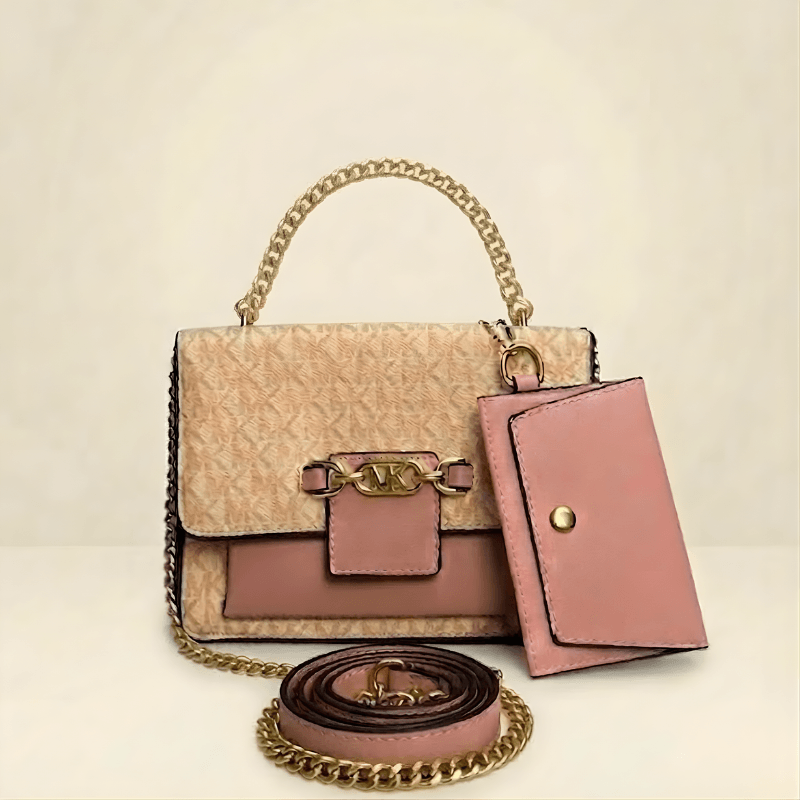 Handbag Signature Monogram Crossbody Bag with Mini Pouch ZTS-CR-147