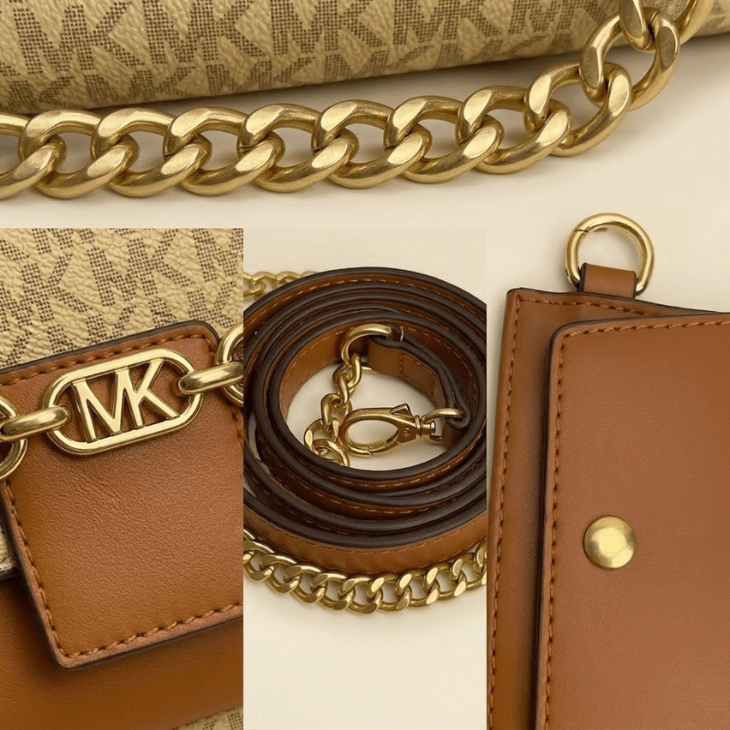 Handbag Signature Monogram Crossbody Bag with Mini Pouch ZTS-CR-147