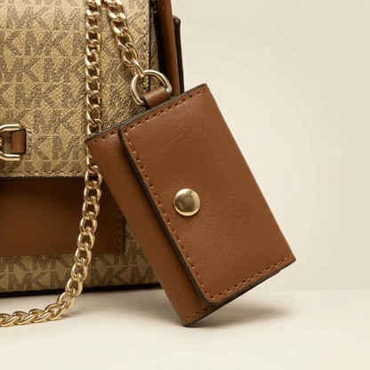 Handbag Signature Monogram Crossbody Bag with Mini Pouch ZTS-CR-147