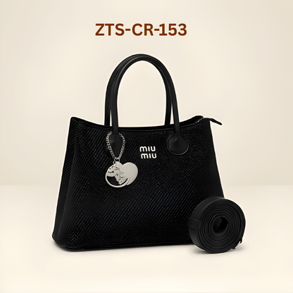 Handbag Bag for Ladies Stylish Daily Wear Tote with Designer Charm ZTS-CR-153