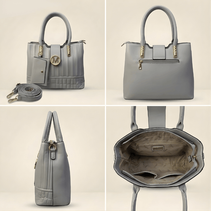 Premium Quilted Ladies Hand Bag With Pouch ZTS-CR-141