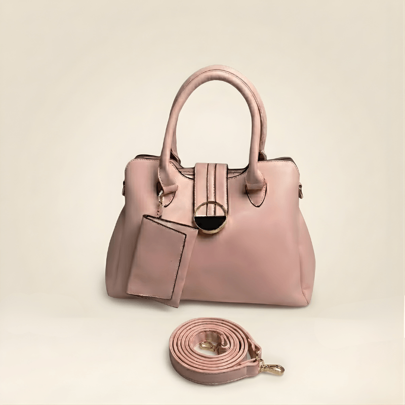 Luxury Smooth Ladies hand Bag With mini Pouch ZTS-CR-155