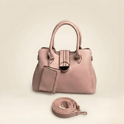 Luxury Smooth Ladies hand Bag With mini Pouch ZTS-CR-155