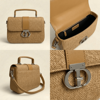 Zeenat Styles Premium Textured  Handbag for Women ZTS-CR-136