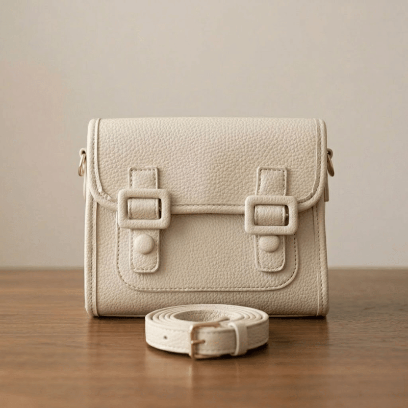 Square Messenger Ladies Crossbody Matching Buckles ZTS-CR-164