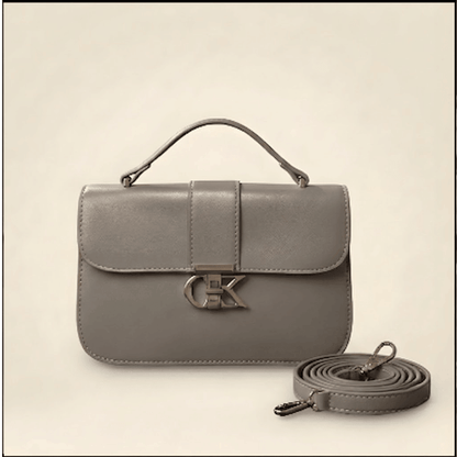 Luxury Minimalist Ladies Handbag Metallic Logo Clasp ZTS-CR-127