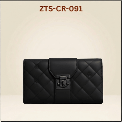 Elegant Pista Green Quilted Handbag ZTS-CR-091