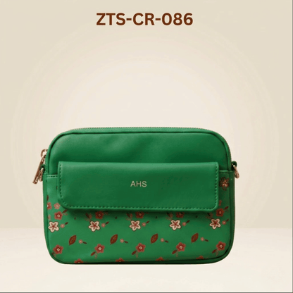 Crossbody Bag with Floral Pattern  and handbag for women ZTS-CR-086