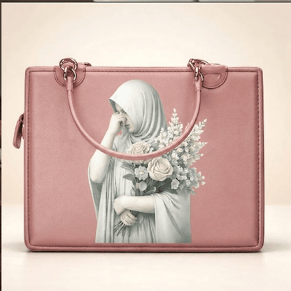 Canvas bag Chic Floral Hijabi Printed Bag ZTS-CR-079