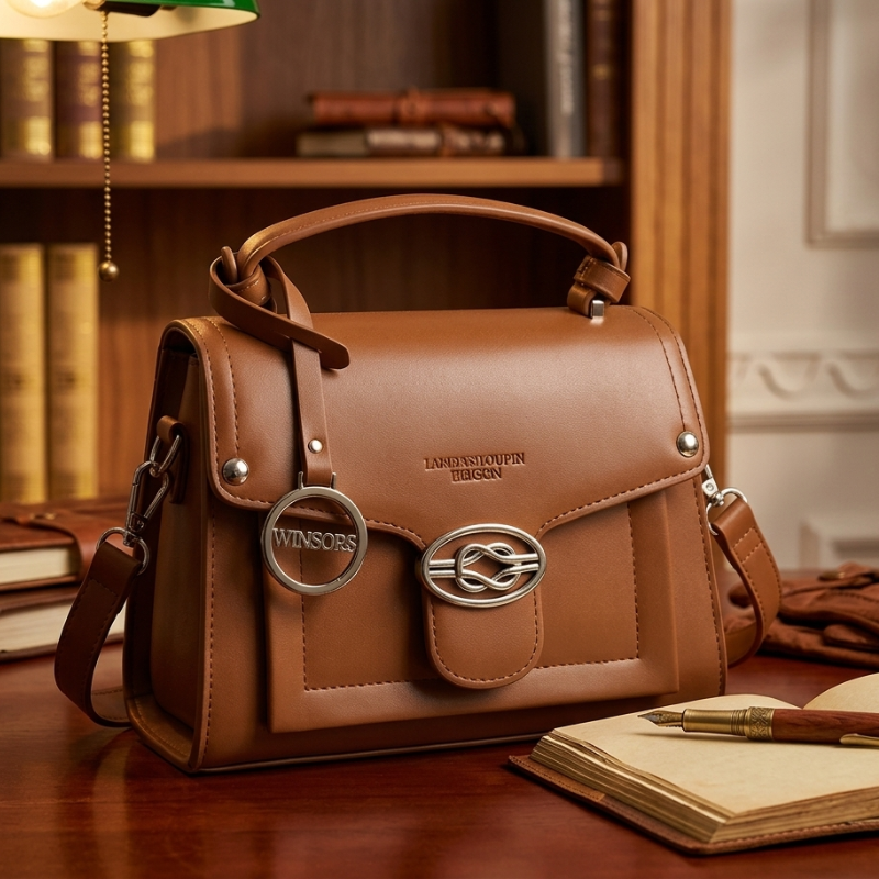 Handbag  for ladies perimium design and elegent lock ZTS-CR-084